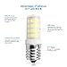 Kakanuo Dimmable, E17 Microwave Oven Light 5W Equivalent,E17 Intermediate Base Daylight White 6000K,AC110-130V 43X2835SMD (Pack of 2) (Daylight White 6000K)