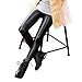 Kids Girls Black Faux Leather Leggings Eye-Catching Style Tights SZ 3-11(10-11 Years)