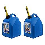 Scepter 5 Gal EPA Certified Ameri Can Kerosene Can w/Spill Proof Spout (2 Pack)