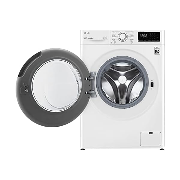 F4V309WNW-AI-DD-9kg-Load-1400rpm-A-Washing-Machine LG V3 F4V308WNW AI DD 9kg Freestanding Washing Machine