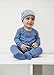 L'ovedbaby Unisex-Baby Organic Cotton Footed Overall, Slate, 0/3 Months