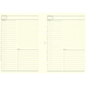 Reimeifujii Da Vinci refill free Daily Schedule 24 A5 size DAR290