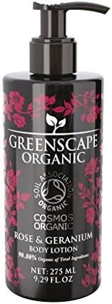 Greenscape Organic Body Lotion, Rose and Geranium 275 ml by Greenscape Organic