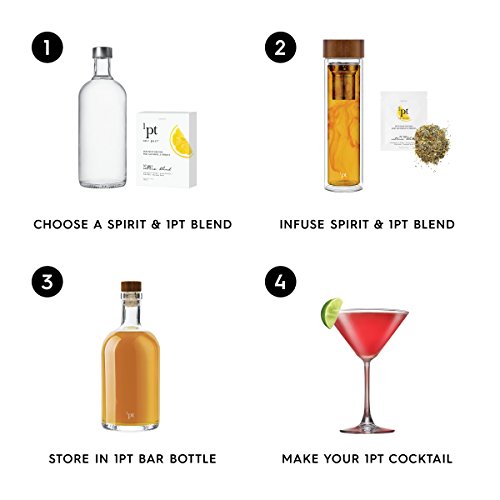 Teroforma 1pt CITRUS Infusion Blend for Alcohol & Spirits – Flavor Infuser Packets for Home Infusion (Party Pack, 6 Packets)