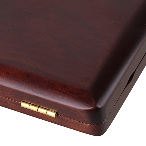 image for Yibuy Elegant Maroon Durable Bassoon Reed Box Holder Protector for 9 R