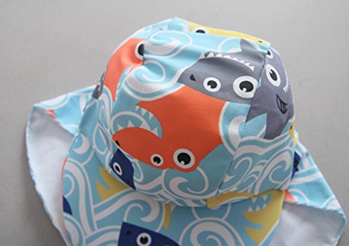BANGELY Kids Baby Boy Summer Long Sleeve One Piece Rash Guard Swimsuit Sun Protection Swimwear Size 24-36M (Ligh Blue)