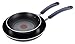 T-fal B129S2 Color Luxe Hard Titanium Nonstick Thermo-Spot Dishwasher Safe PFOA Free 8-Inch and 10-Inch Fry Pan Set Cookware, 2-Piece, Blue
