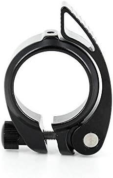 SetSail Road Bike MTB Seat Post Clamp Seatpost Clamp Quick Release 40.8mm Black