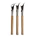 Ecoolbuy Pack of 3 Stainless Steel Pottery Clay Sculpture Wax Printing Batik Knives Pens