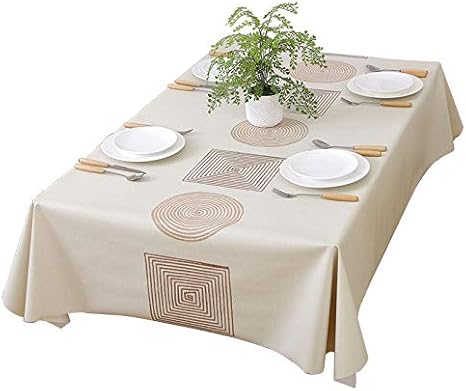 Amazon Remecle テーブルクロス テーブルカバー 撥水 Pvc 北欧 137cm X 2cmずれにくい 汚れ防止 手入れ簡単 ダイニングテーブル 長方形 Cloth2tジオメトリー テーブルクロス オンライン通販