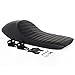 Senkauto 24.5inch Motorcycle Cafe Racer Seat Hump Vintage saddle Seats for Honda CB GB GL CBR Suzuki GS Yamaha XJ XJ550 XT500 XS650 SR500 RD40 (Black)