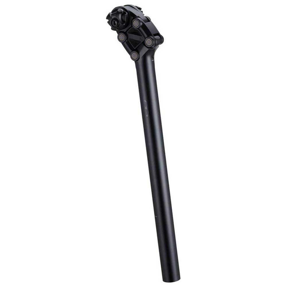 BBB Cycling ActionPost Bike Seatpost with Suspension |For Roadbike, MTB and E-Bike |27.2 mm Seatpost Extra Long 400 mm - Black - BSP-42
