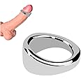 Tabuy Stainless Steel Male Cock Ring Glans Ring Metal Penis Ring Delayed Ejaculation Increase Stimulation Sex Toys for Men (Small)