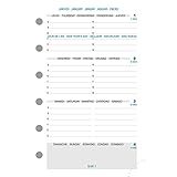 Timer-Einlage Kalender 2019 1 Woche auf 2 Seiten by