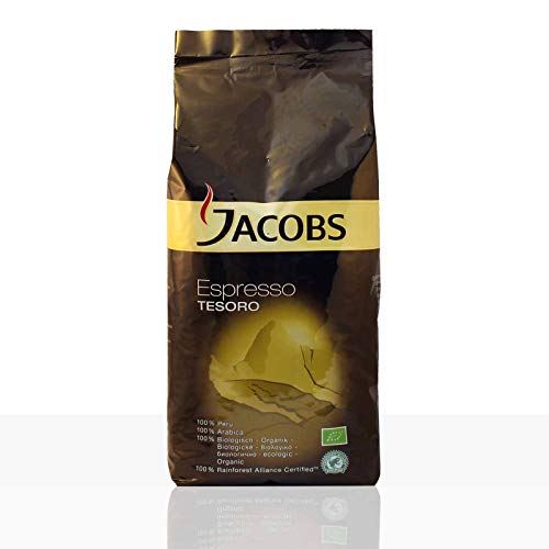 Jacobs Tesoro Espresso Peru - 8 x 1kg ganze Bio Kaffee-Bohnen, 100% Arabica – Bild 4