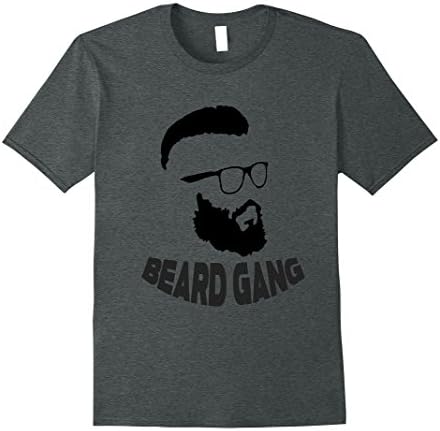 Mens Beard Gang For Bearded Men Growth Men With Beards T-Shirt 2XL Dark Heather