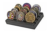 DisplayGifts Challenge Coin Display Stand Wooden