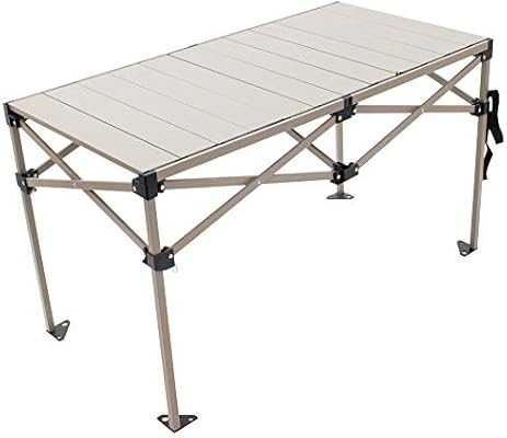 Amazon Com Rio Brands Gear 48 X 25 Outdoor Aluminum Roll Top Table 8 X 9 X 27 5 T648 1 Sports Outdoors