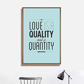 Framed Canvas Wall Art for Living Room, Bedroom Quotes Canvas Prints for Modern Home Decoration Ready to Hang - 16"x24" inches