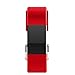 ZSZCXD for Fitbit Charge 2 Bands, New Bracelet Strap Replacement Band Wristband with Secure Silicone Fasteners Metal Clasps for Fitbit Charge 2 (No Tracker) (Red, 5.5-8.1 Inches Wrist)