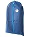 Garment Bags by Home Zone - 4 Pack of Breathable Garment Suit Bag Clothes Covers - Protect Garments & Suits - Ideal for Mens Travel & Clothing Protection - Navy & Blue Finish - Medium Size