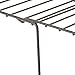 Honey-Can-Do KCH-04370 Adjustable Coated Steel Wire Shelf, 5.9 by 14.8-26 by 6-Inch,Black