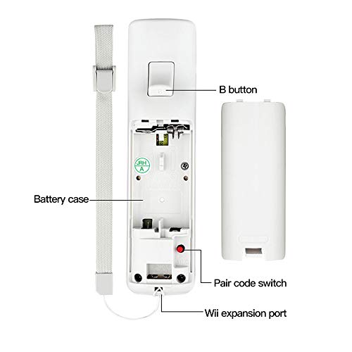 image for Maliralt Wii Motion Plus Controller, LP01 Wireless Wii Remote Controll