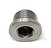 Oxygen Sensor Plug Stainless Steel M18 x 1.5 Metric Threading with Copper Washer