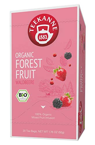 Teekanne Bio Früchtetee - 3er Pack Forest Fruit Waldbeere (3 x 20 Beutel, 150 g) – Bild 3