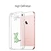 Unov Case for iPhone SE (2016) iPhone 5s iPhone 5 Clear with Design Embossed Pattern TPU Soft Bumper Shock Absorption Slim Protective Back Cover 4 Inch (Baby Unicorn)