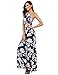 Floerns Women's Sleeveless Halter Neck Vintage Floral Print Maxi Dress