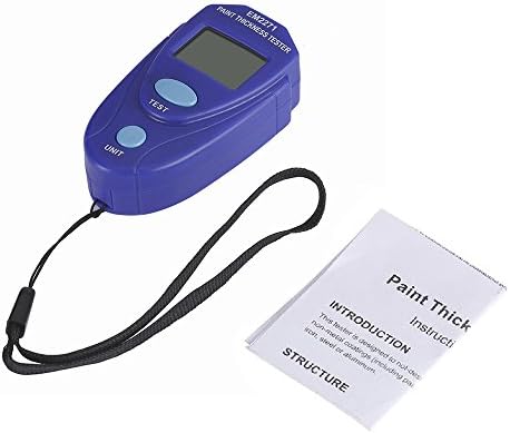 Promisy Digital Mini Digital Painting Coating Thickness Meter Gauge, Car Paint Thickness Meter Paint Thickness tester Auto Coating Thickness Gauge