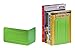 Acrimet Premium Metal Bookends (Heavy Duty) (Green Citrus) (1 Pair Pack)
