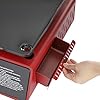Royal-Gourmet-PD1301R-24-Inch-3-Burner-Portable-Table-Top-Gas-Grill-Griddle-25500-BTUs-Red