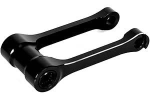 GOODELY -1.18"" CNC Suspension Lowering Link Compatible With WR250F WR450F YZ250F YZ250FX YZ450F YZ450FX (Black)
