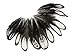 Moonlight Feather | 1 Dozen - Natural White Whiting Farms Laced Hen Saddle Feathers Fly Tying Craft Halloween Supply