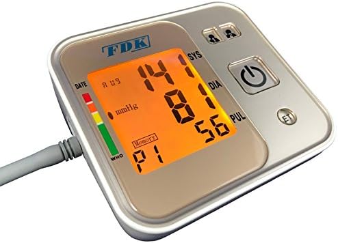 FDK FT-C04B Fully Automatic Upper Arm Blood Pressure Monitor, WHO Indicator and Irregular Heartbeat Detection