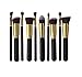 HOSL 10PCS Premium Synthetic Hair Makeup Brush Set Cosmetics Foundation Blending Blush Face Powder Brush Makeup Brush Kit (Golden and Black) HOSL 10PCS Premium Synthetic Hair Makeup Brush Set Cosmetics Foundation Blending Blush Face Powder Brush Makeup Brush Kit (Golden and Black) primary