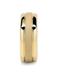 Anillo de tungsteno para hombre y mujer, 100 unidades, acabado arenado, borde de cúpula, tallas 6-16