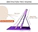 FYY Leather Case with Apple Pencil Holder for iPad Air 1/2, iPad 9.7 2017/2018 - Folio Stand Protective Case Smart Cover with Hand Strap Card Slots for Apple iPad Air 1/2 /iPad 9.7 2017/2018 Purple