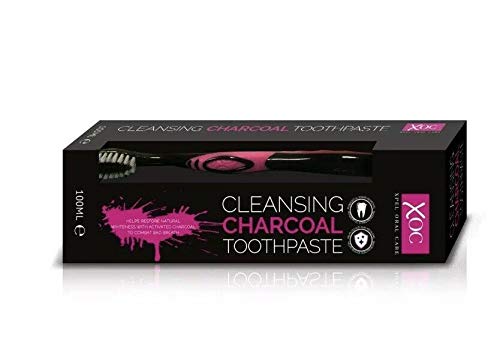 Charcoal Cleansing Toothpaste 100ml with Free Toothbrush