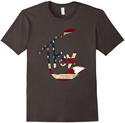 Men's tanner fox t-shirt Small Asphalt