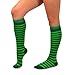 TeeHee St. Patricks Day Cotton Knee High Socks for Women 3-Pair (Stripes)