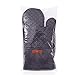 BESTonZON Oven Mitts and Pot Holders Set of 4, 500F Heat Resistant Oven Gloves with Silicone Soft Cotton Lining with Non-Slip Surface for BBQ Cooking Baking Grillin(Grey)