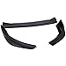 Front Bumper Lip Compatible with 2013-2017 Nissan 370Z, TK Style Black PP Front Lip Finisher Under Chin Spoiler Add On by IKON MOTORSPORTS, 2014 2015 2016