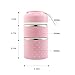 Stainless Steel Food Containers-Stacking 2 Tier Vacuum Lunch Box/Food Carrier/Bento/Food Container (Pink)
