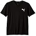 Puma Men's Iconic V-Neck T-Shirt, Black, L