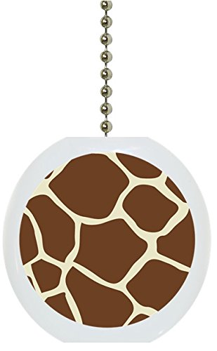Giraffe Animal Print Solid Ceramic Fan Pull
