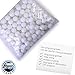 SportzGo Beer Pong Plastic Balls Bulk - 144 Pack of Washable Balls for Beer Olympics Drinking Games Table Tenis Carnival Beer Pool Games White Color Ball 38 mm Party Decorations Indoor & Outdoor