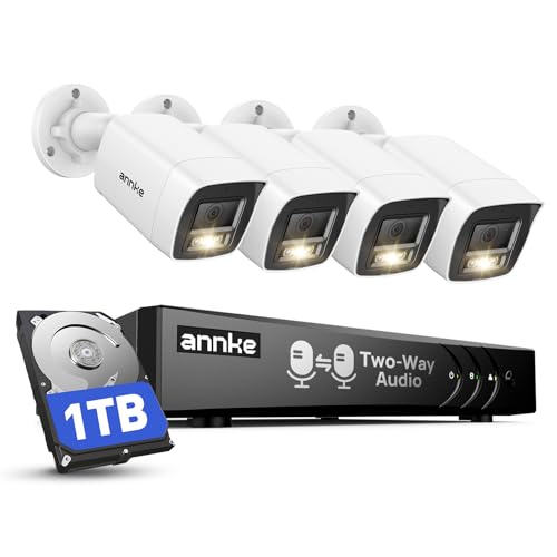 ANNKE 8CH 3K Two-way Audio Analog Wired